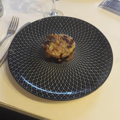 Recette risotto cepes assiette